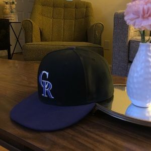 7 5/8 Fitted Colorado Rockies New Era Cap